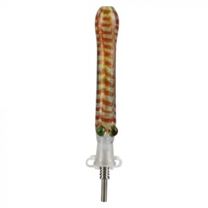 Glass Dab Collector Straw with 10mm Titanium Tip