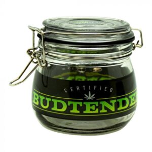 Dank Tank Budtender Airtight Glass Storage Jar