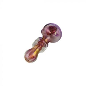 "Jetson" Gold Fumed Glass Spoon Pipe