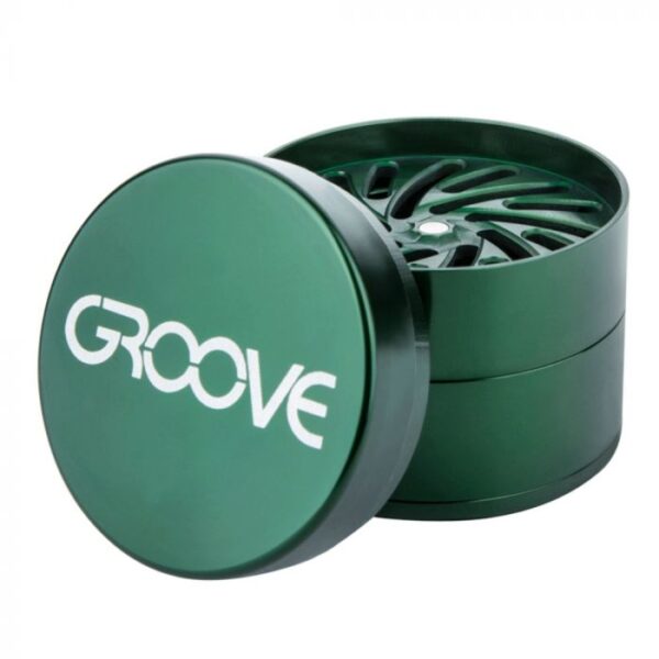 Aerospaced Groove 4-Piece Aluminum Grinders - 2 inch - Image 4