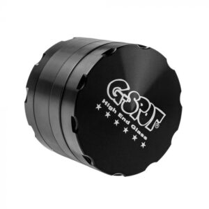 G-Spot - Aluminum Magnetic Herb Grinder - 4-part - 76mm - Black