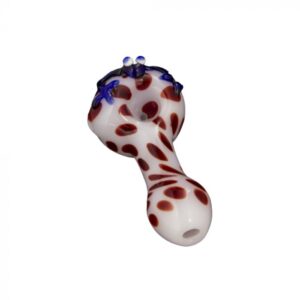 LA Pipes Froggy Friend Spoon with Red Dots