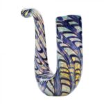 Wrap-n-Rake Silver Fumed Sherlock Hand Pipe