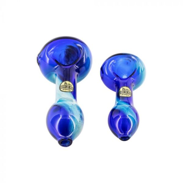 Once In A Blue Moon Fumed Galaxy Spoon Pipe - Image 3