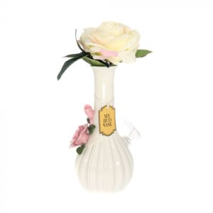 My Bud Vase Rose Porcelain Vase Water Pipe