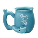 Stoner Girl Petite Ceramic Mug Pipe