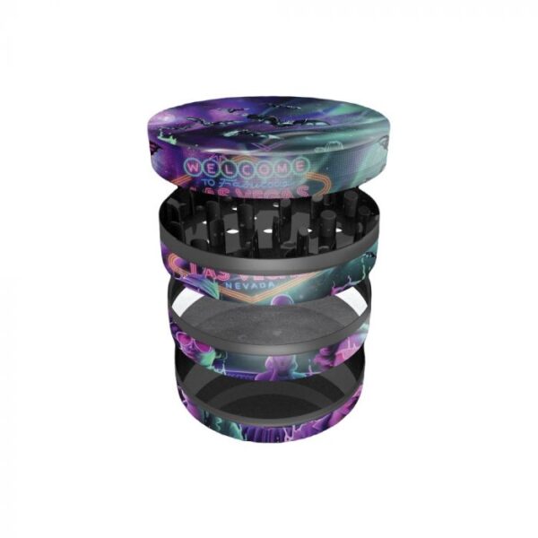 V Syndicate 4-Piece SharpShred 360 Grinder | 63mm | Bat Country - Image 3