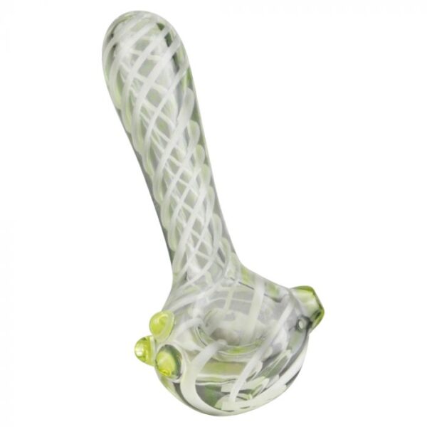 Pulsar UV Candy Stripe Spoon Pipe - Image 2