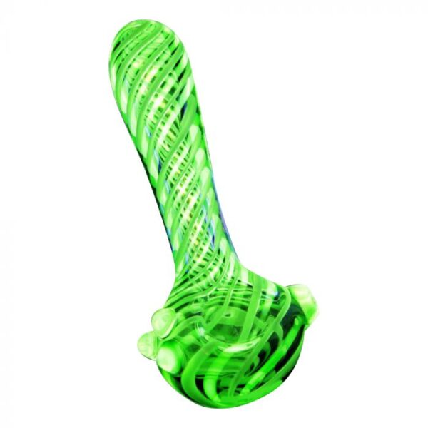 Pulsar UV Candy Stripe Spoon Pipe - Image 3