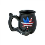 Roast & Toast Premium Ceramic Embossed Leaf Pipe Mug