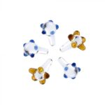 Glass Screens with Five Colored Points | Pack of 5