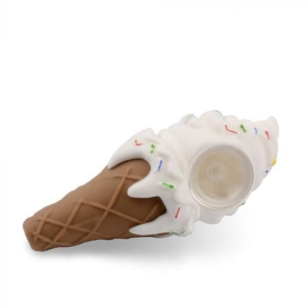 Cloud 8 Silicone Ice Cream Hand Pipe - Image 2