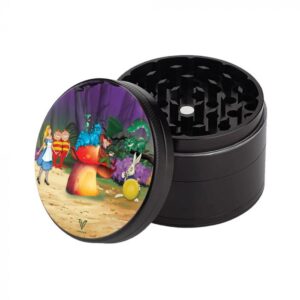 V Syndicate 4-Piece CleanCut Non-Stick Grinder | 55mm | Alice Mushroom